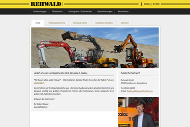 rehwald-gmbh.com - Straßenbauunternehmen Kaufbeuren