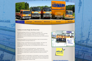 gohmann-tiefbau.de - Straßenbauunternehmen Kierspe