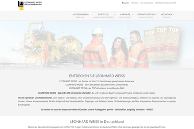 leonhard-weiss.de - Straßenbauunternehmen Kirchheim Unter Teck