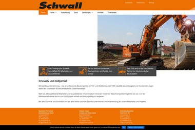 schwall-bau.de - Straßenbauunternehmen Laupheim