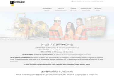 leonhard-weiss.de - Straßenbauunternehmen Leonberg