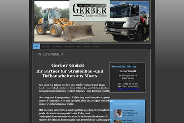 gerbergmbh.de - Straßenbauunternehmen Moers