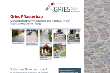 gries-pflasterbau.de - Straßenbauunternehmen Nürnberg