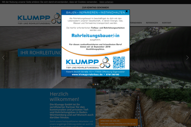 klumpp-rohrbau.de - Straßenbauunternehmen Offenburg