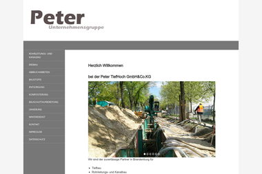 peter-tiefhoch.de - Straßenbauunternehmen Oranienburg