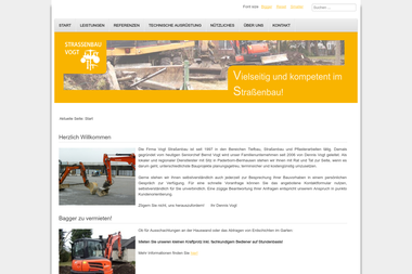 vogt-strassenbau.de - Straßenbauunternehmen Paderborn