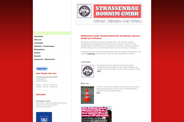 strassenbau-bornim.de - Straßenbauunternehmen Potsdam