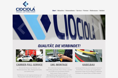 ciociola-gmbh.de - Straßenbauunternehmen Ratingen