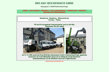 bhs-bau-reichenbach.de - Straßenbauunternehmen Reichenbach Im Vogtland