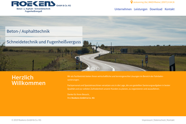 roekens.de - Straßenbauunternehmen Rheine