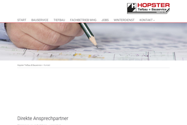 hopster-tiefbau.de/kontakt.html - Straßenbauunternehmen Rheine