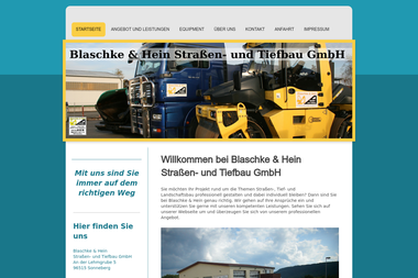 blaschke-hein.de - Straßenbauunternehmen Sonneberg