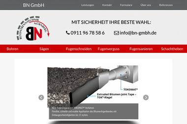 bn-gmbh.de - Straßenbauunternehmen Stein