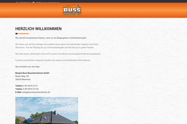 buss-bauunternehmen.de - Straßenbauunternehmen Wiesmoor
