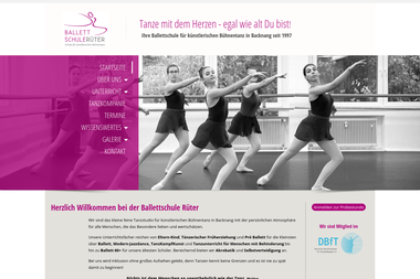 ballettschule-rueter.de - Tanzschule Backnang