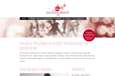tanzschule-albrecht.de - Tanzschule Bensheim