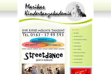 marikas-kindertanzakademie.de - Tanzschule Cottbus