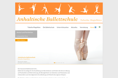 anhaltische-ballettschule.de - Tanzschule Dessau-Rosslau