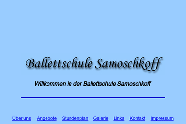 ballettschule-samoschkoff.de - Tanzschule Giessen