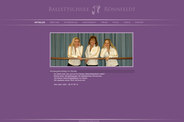 ballettschule-roennfeldt.de - Tanzschule Heide
