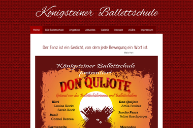 koenigsteiner-ballettschule.com - Tanzschule Königstein Im Taunus