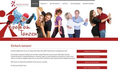 tanzcenter-payer.de - Tanzschule Landsberg Am Lech