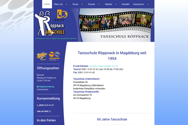 tanzschule-roeppnack.de - Tanzschule Magdeburg
