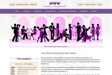camelias-tanzfreunde.com - Tanzschule Magdeburg