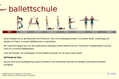 ballettschule-grohs.de - Tanzschule Moers