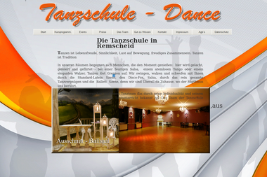 tanzschule-dance.de - Tanzschule Remscheid