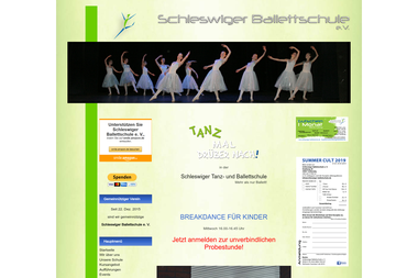 schleswiger-ballettschule.de - Tanzschule Schleswig