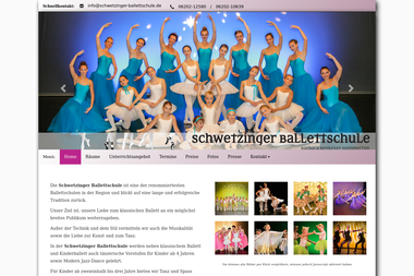 schwetzinger-ballettschule.de - Tanzschule Schwetzingen