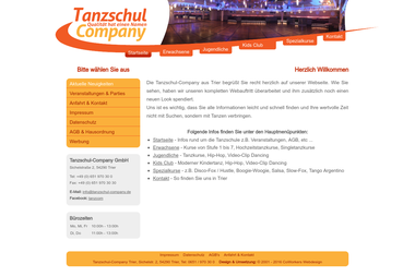 tanzschul-company.de - Tanzschule Trier