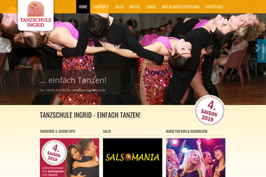 tanzschule-ingrid.de - Tanzschule Warendorf