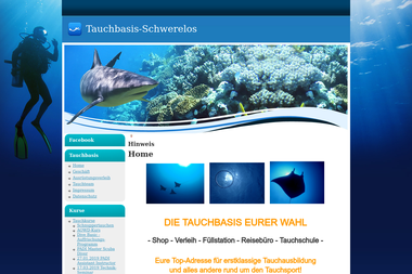 tauchbasis-schwerelos.de - Tauchschule Ingolstadt