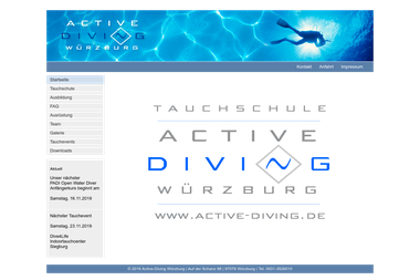 active-diving.de - Tauchschule Würzburg