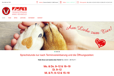 tierarztpraxis-aurich.de - Tiermedizin Aurich