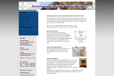 tierarztpraxis-ines-schulze-berndt.de - Tiermedizin Bad Bentheim