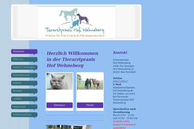 tierarztpraxis-hof-wehneberg.de - Tiermedizin Bad Hersfeld