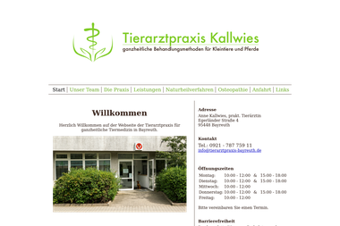 tierarztpraxis-bayreuth.de - Tiermedizin Bayreuth