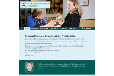 tierarzt-hettling.de - Tiermedizin Bielefeld
