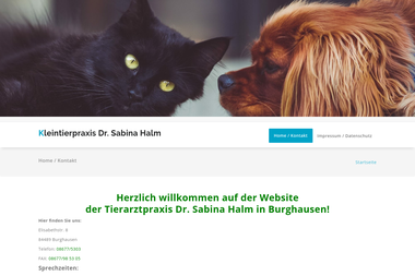 kleintierpraxis-halm.de - Tiermedizin Burghausen