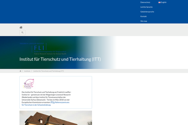 fli.de/de/institute/institut-fuer-tierschutz-und-tierhaltung-itt - Tiermedizin Celle