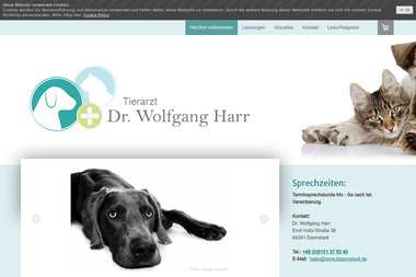 tierarztdarmstadt.de - Tiermedizin Darmstadt