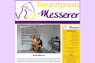 tierarztpraxismesserer.de - Tiermedizin Dingolfing