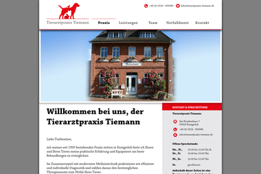 tierarztpraxis-tiemann.de - Tiermedizin Ennigerloh