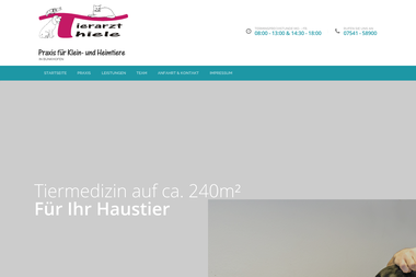 tierarzt-thiele.de - Tiermedizin Friedrichshafen