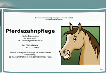 pferdezahnpflege.net - Tiermedizin Georgsmarienhütte