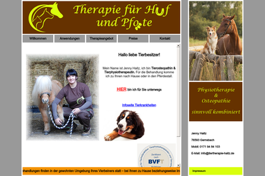 tiertherapie-haitz.de - Tiermedizin Gernsbach