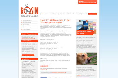 tierarzt-rosin.de - Tiermedizin Köln